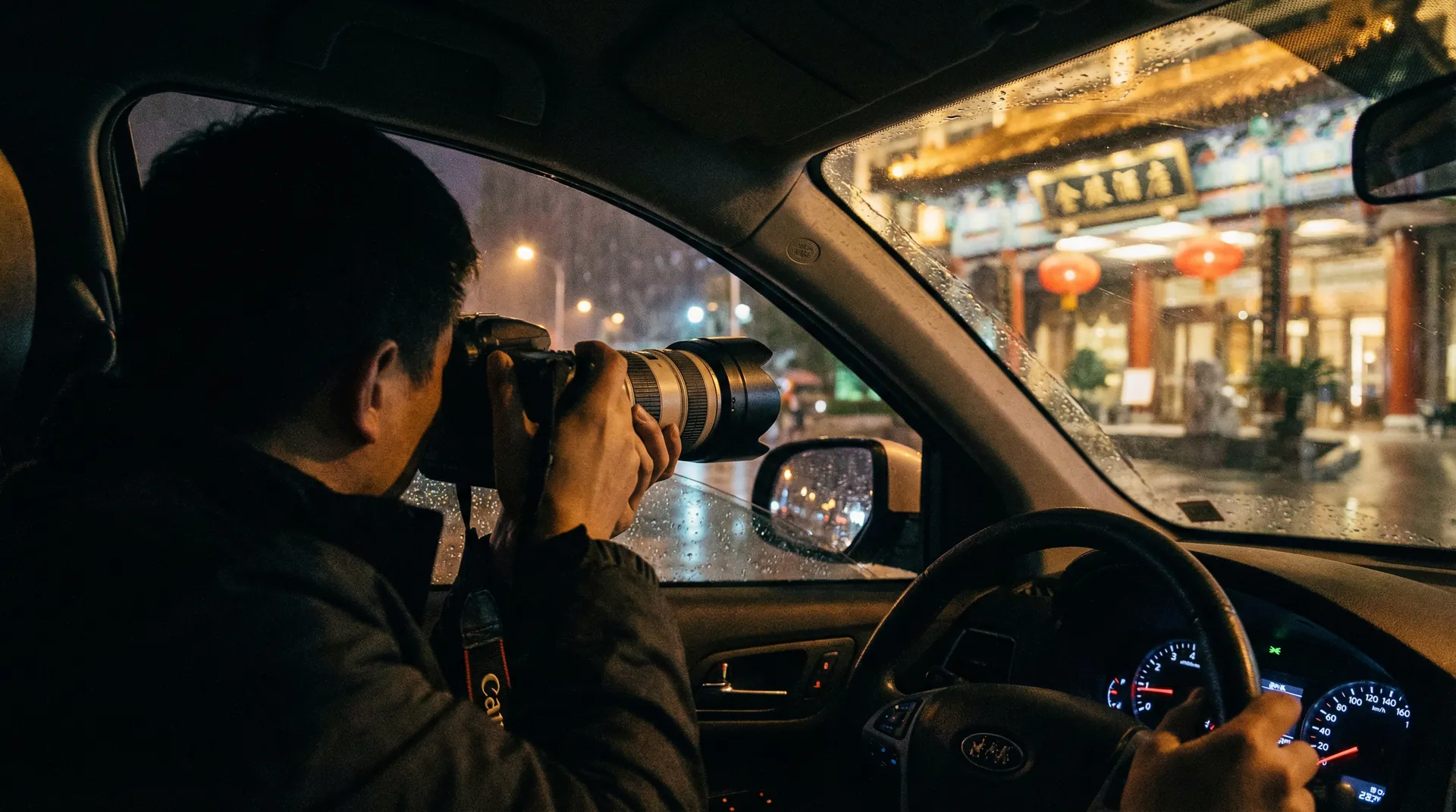 华体育会app - 记者深夜跟踪拍摄明星行踪